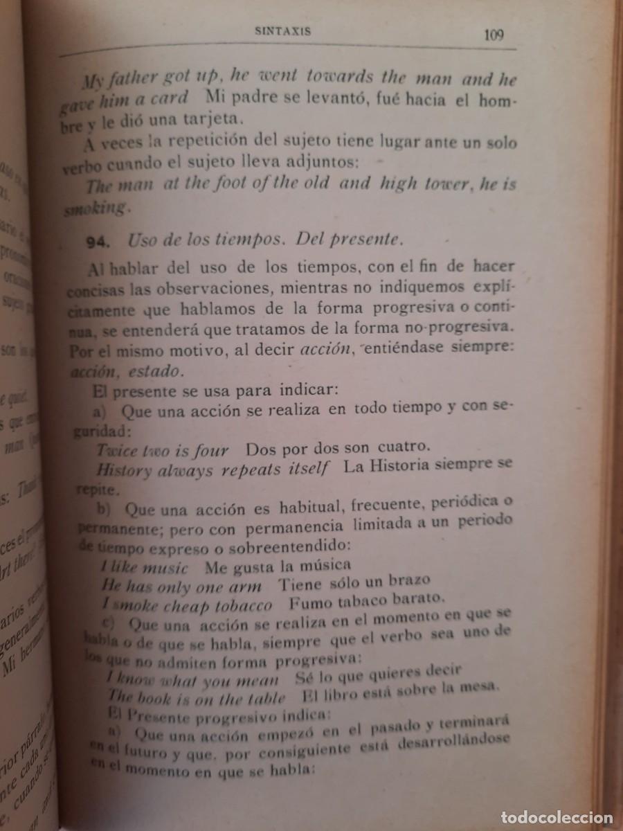 Libros de segunda mano: LIBRO. Gram&aacute;tica inglesa. Joaqu&iacute;n Verdaguer Travesi. 1939 - Foto 8