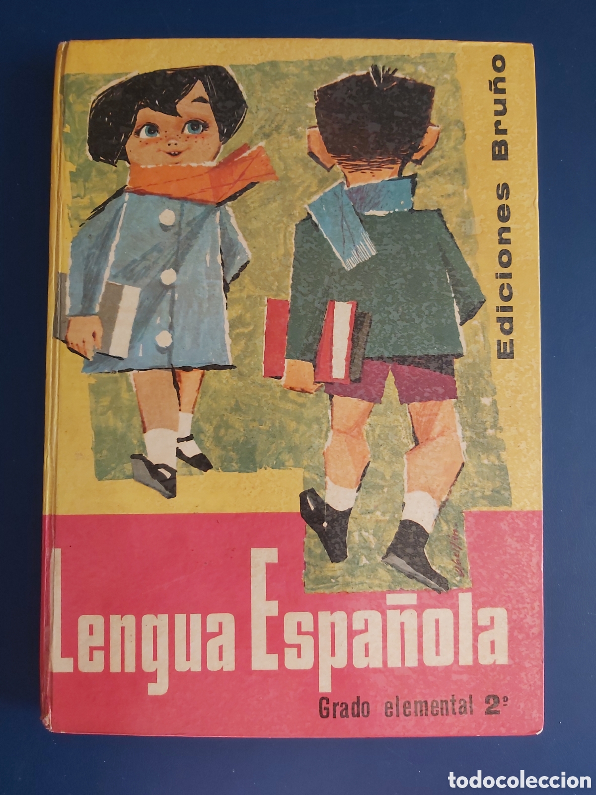 Libros de segunda mano: LENGUA ESPA&Ntilde;OLA GRADO ELEMENTAL 2 EDICIONES BRU&Ntilde;O 1962 - Foto 1