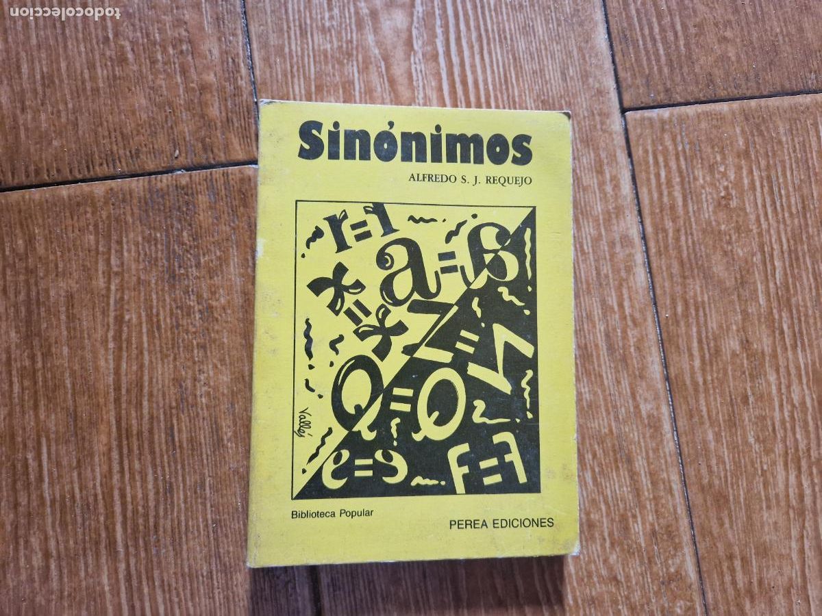 Libros de segunda mano: SINONIMOS - ALFREDO S.J. REQUEJO - PEREA EDICIONES - Foto 1