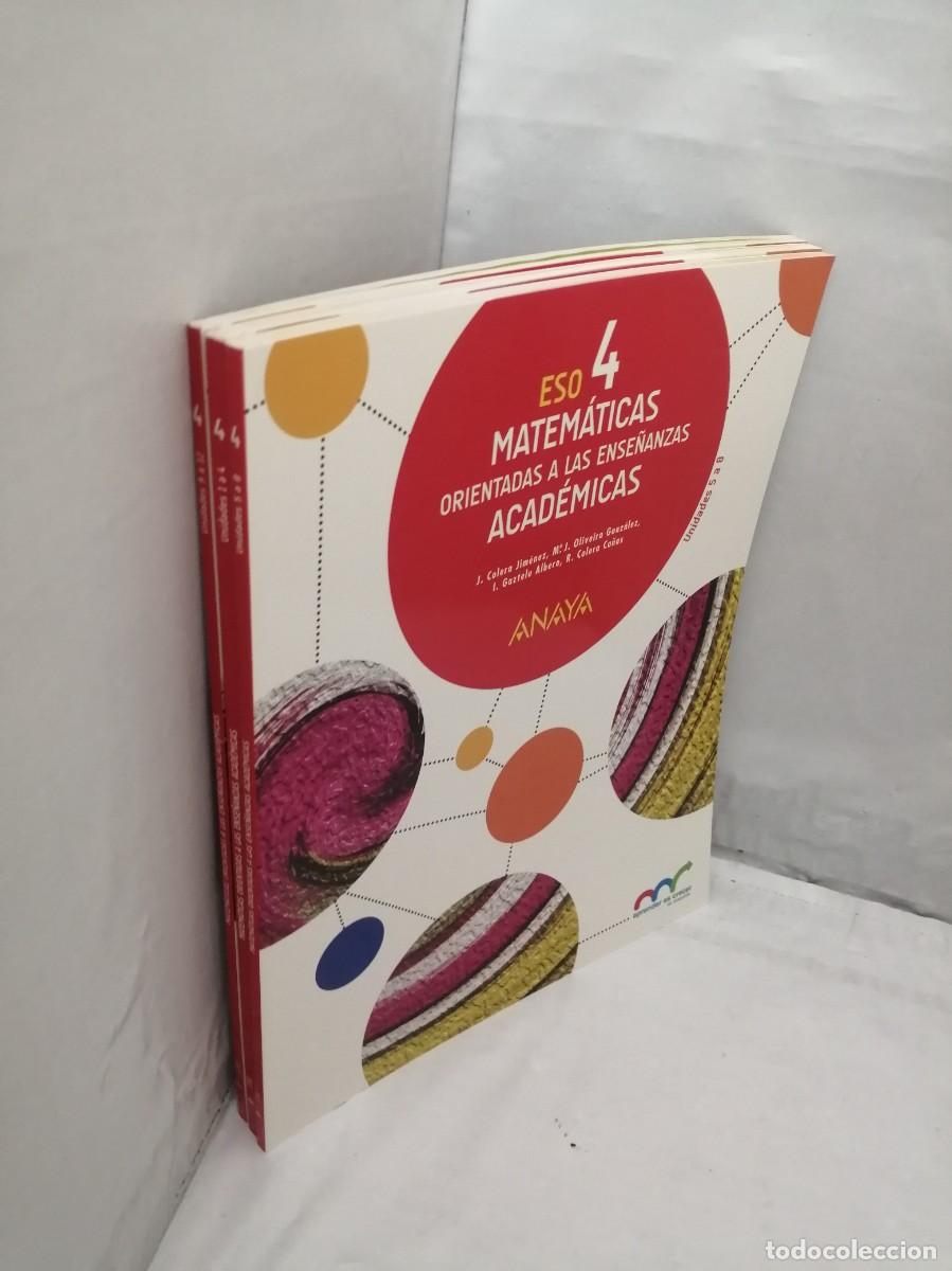 Libros de segunda mano: Matem&aacute;ticas Orientadas a las Ense&ntilde;anzas Acad&eacute;micas ESO 4 (TRES LIBROS) - Foto 2