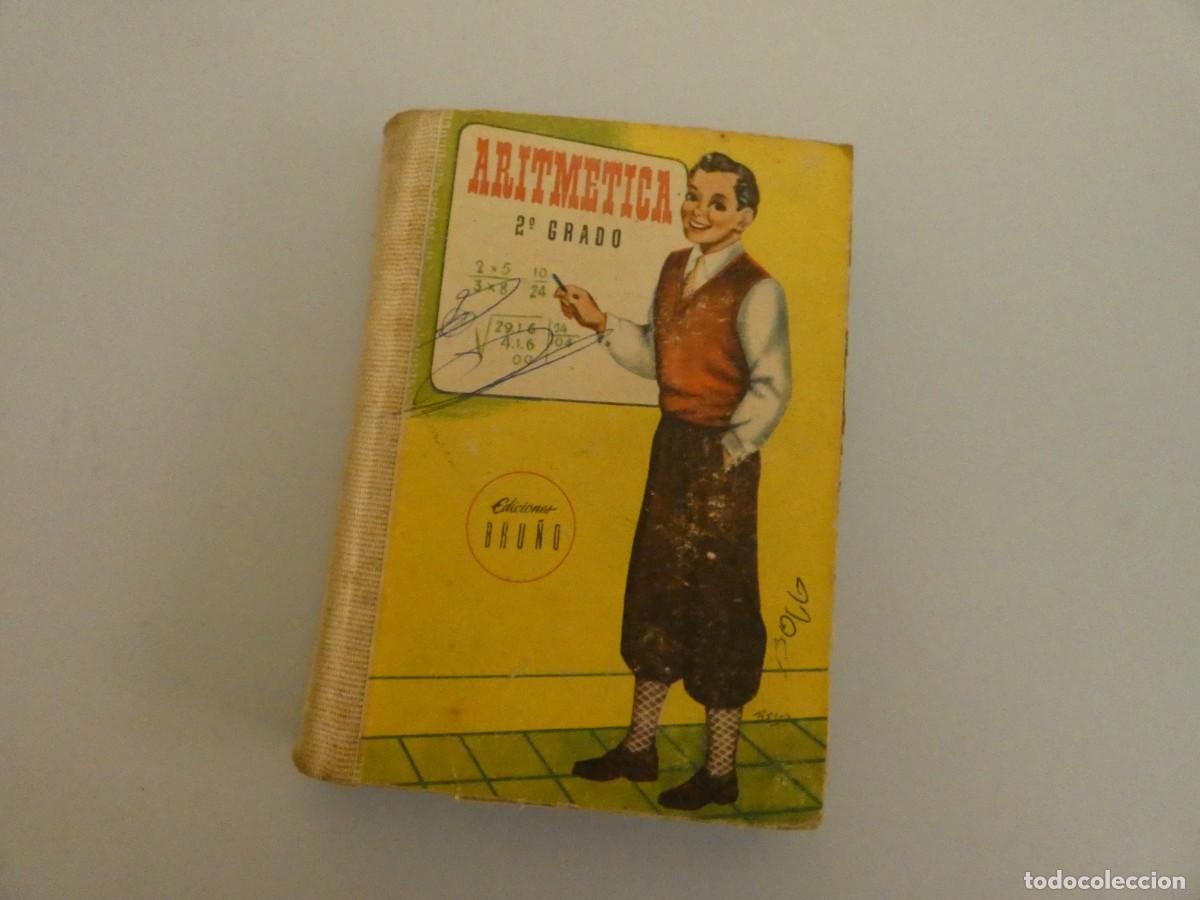 Libros de segunda mano: LIBRO ANTIGUO DE ESTUDIO ARITMETICA SEGUNDO GRADO EDICIONES BRU&Ntilde;O 1958 - Foto 1