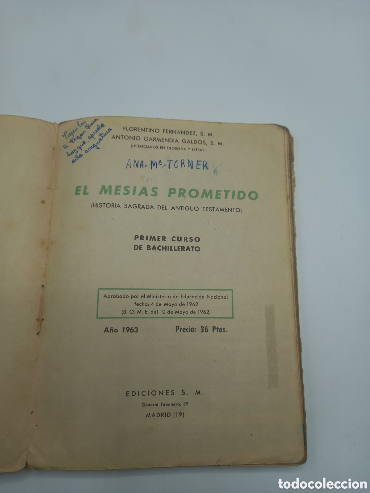 Libros de segunda mano: El Mes&iacute;as prometido 1964 - Foto 2