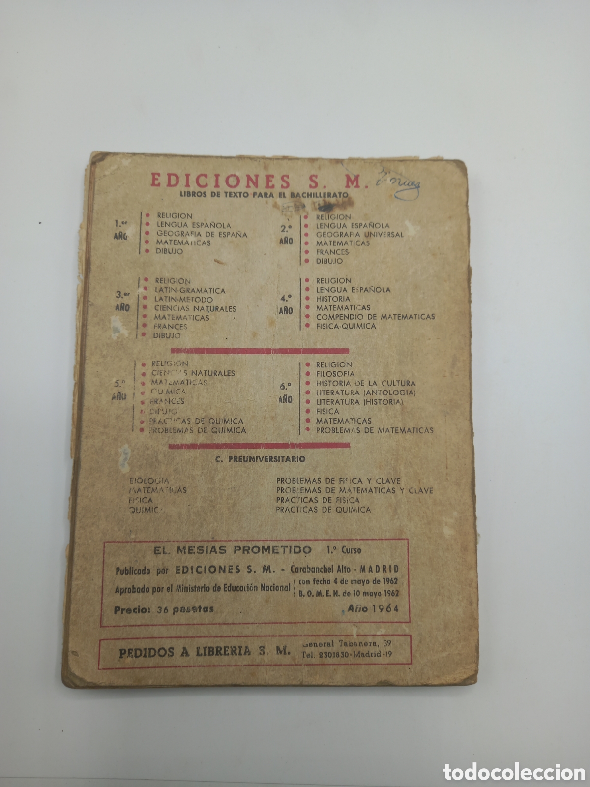 Libros de segunda mano: El Mes&iacute;as prometido 1964 - Foto 3