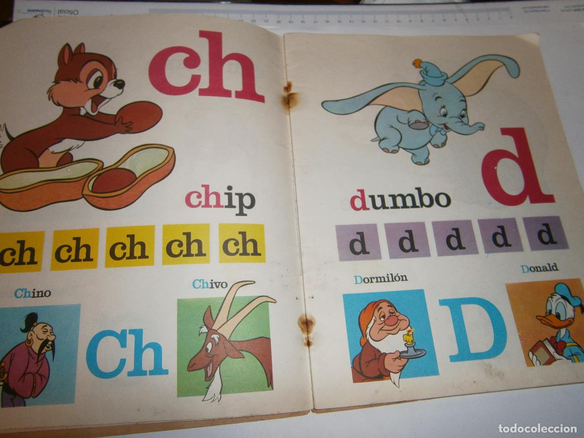 Libros de segunda mano: ANTIGUO LIBRO DE TEXTO - ABECEDARIO DISNEY - Foto 2