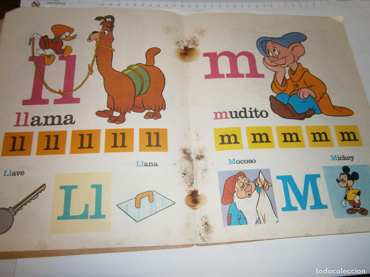 Libros de segunda mano: ANTIGUO LIBRO DE TEXTO - ABECEDARIO DISNEY - Foto 3
