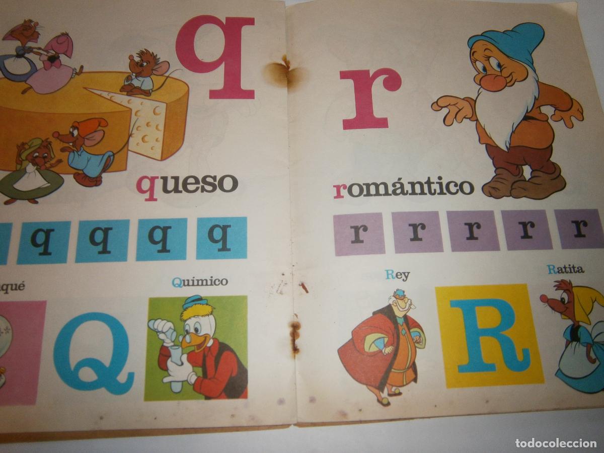 Libros de segunda mano: ANTIGUO LIBRO DE TEXTO - ABECEDARIO DISNEY - Foto 4