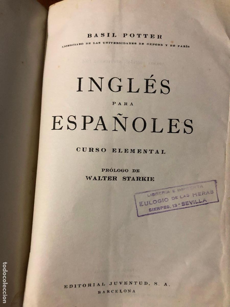 Libros de segunda mano: INGLES PARA ESPA&Ntilde;OLES, BASIL POTTER - Foto 3