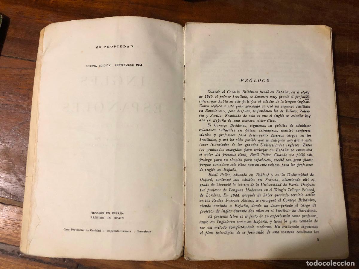 Libros de segunda mano: INGLES PARA ESPA&Ntilde;OLES, BASIL POTTER - Foto 4