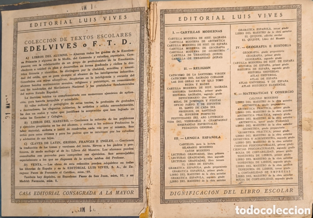 Libros de segunda mano: LECTURAS. LIBRO SEGUNDO. EDITORIAL LUIS VIVES. 1948 - Foto 3