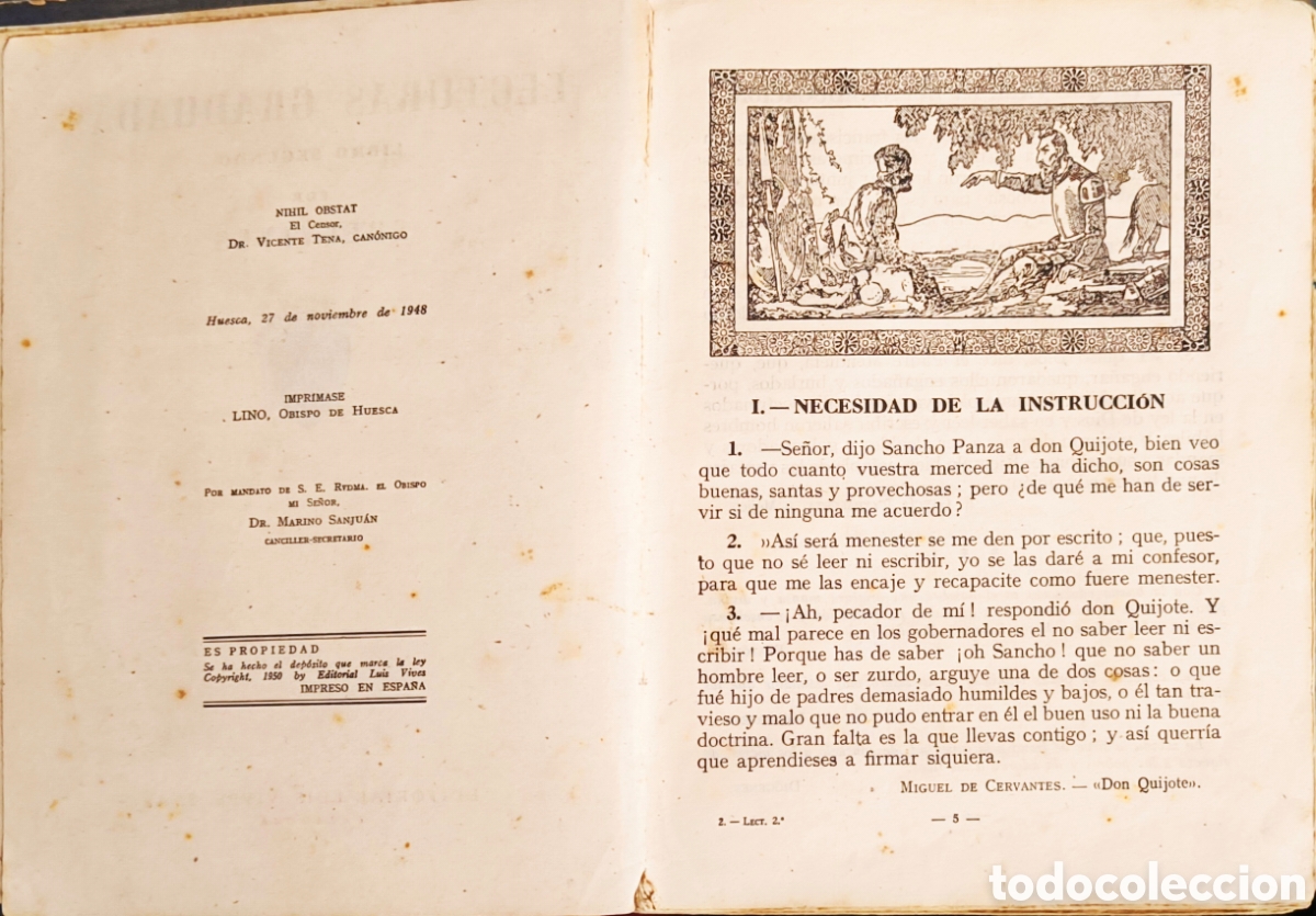 Libros de segunda mano: LECTURAS. LIBRO SEGUNDO. EDITORIAL LUIS VIVES. 1948 - Foto 4