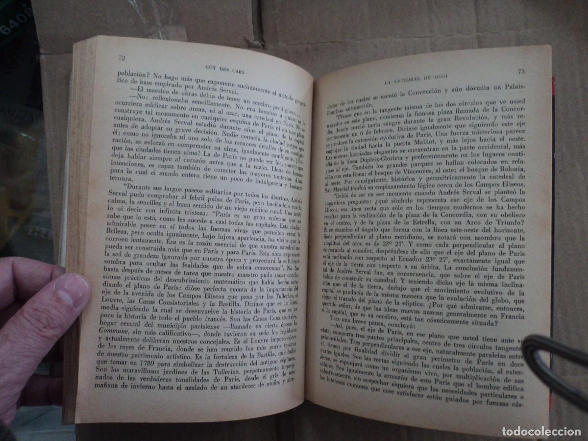 Libros de segunda mano: La Catedral de Odio - Guy Des Cars - Foto 3