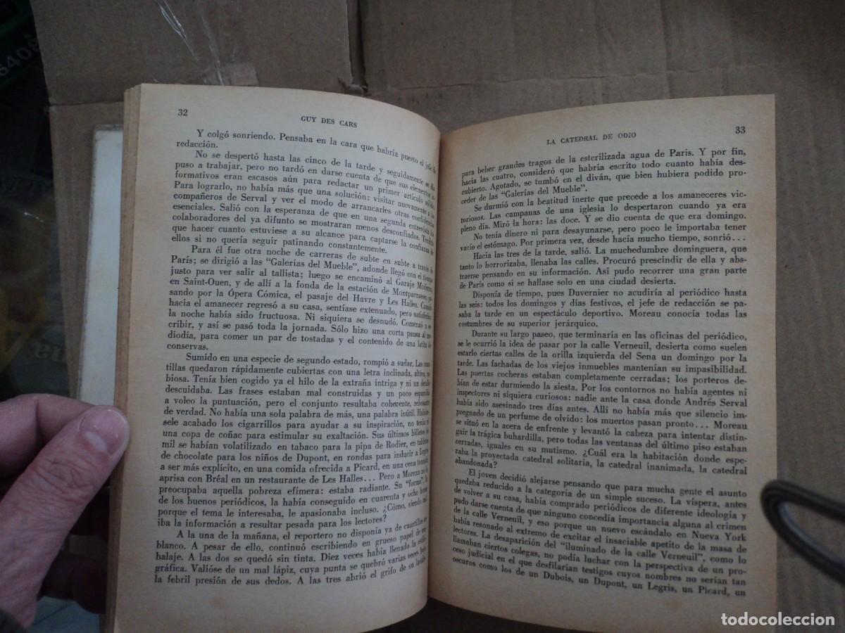 Libros de segunda mano: La Catedral de Odio - Guy Des Cars - Foto 4