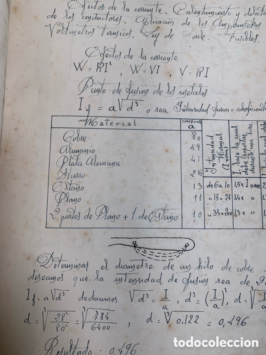 Libros de segunda mano: 01_ Apuntes electrotecnia 1941 - Foto 2