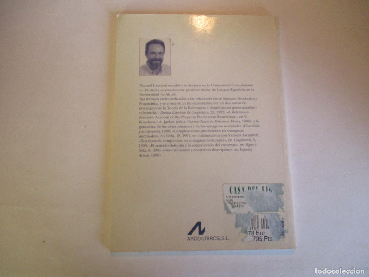 Libros de segunda mano: MANUEL LEONETTI Los Determinantes W27131 - Foto 2