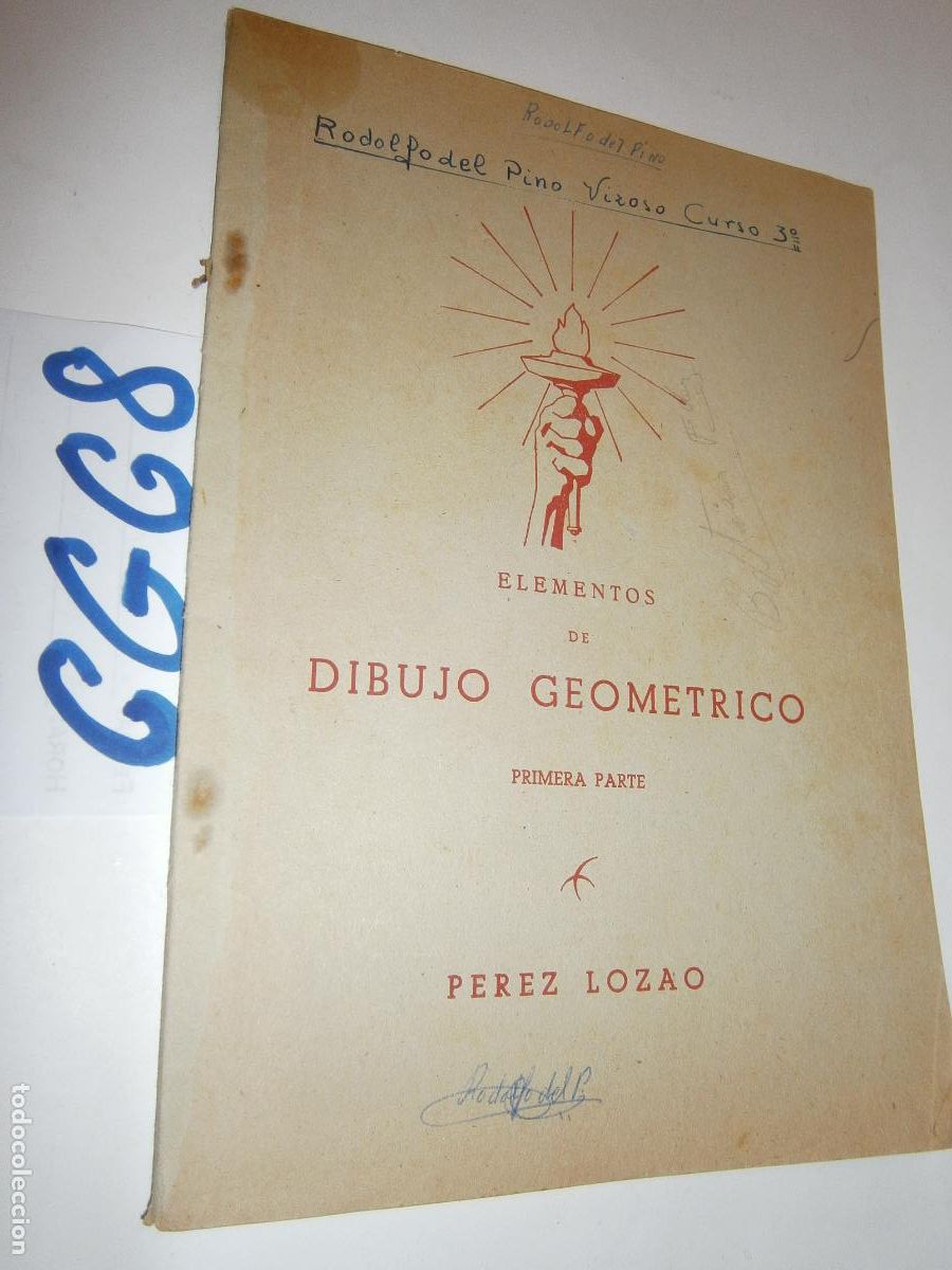 Libros de segunda mano: ANTIGUO LIBRO DE TEXTO - ELEMENTOS DE DIBUJO GEOMETRICO - Foto 1