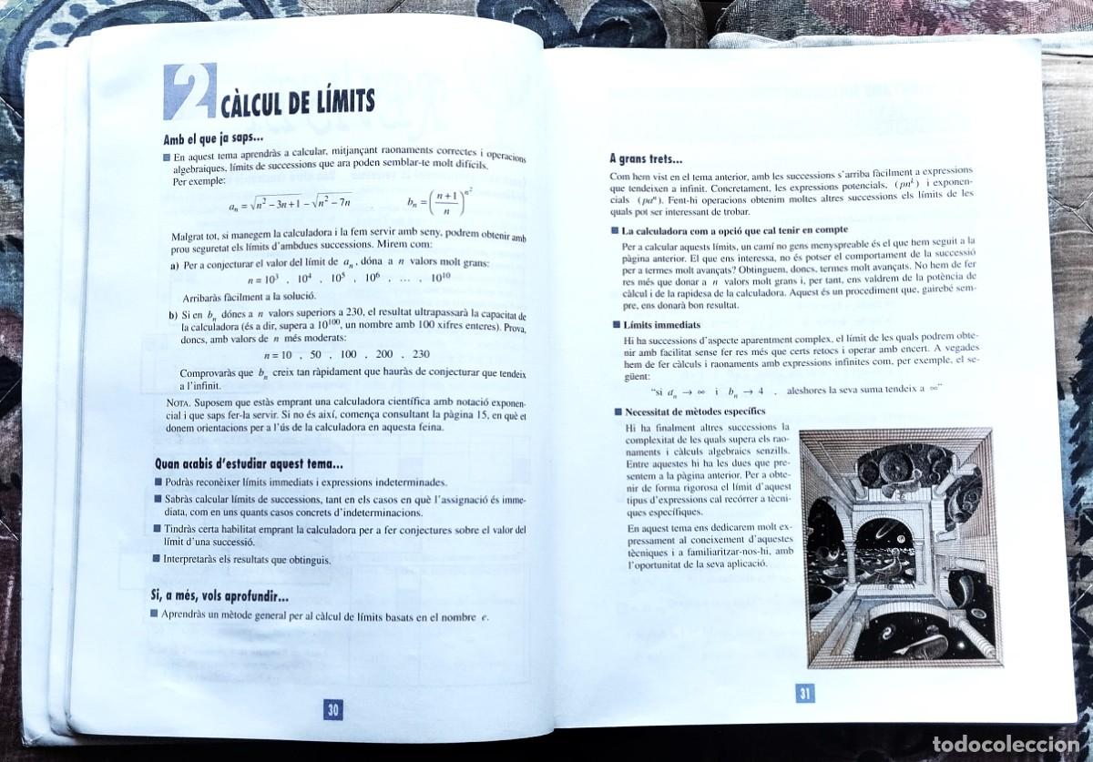 Libros de segunda mano: LIBRO DE BACHILLERATO DE MATEMATICAS. LIBRO EN LENGUA CATALANA - Foto 5