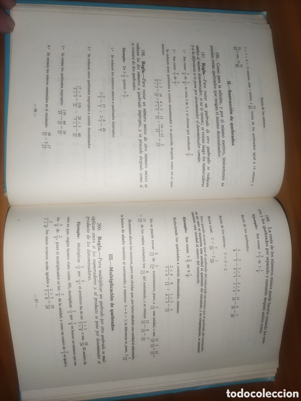 Libros de segunda mano: Tratado de Aritm&eacute;tica. - Foto 8