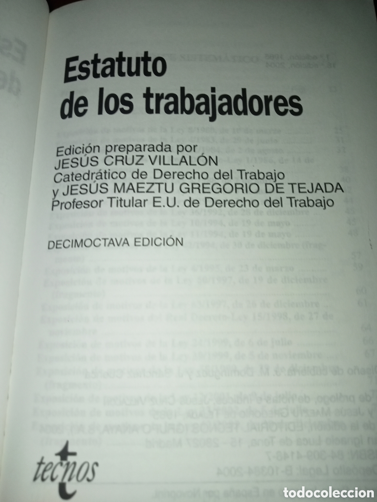 Libros de segunda mano: Estatuto de los trabajadores - Foto 4