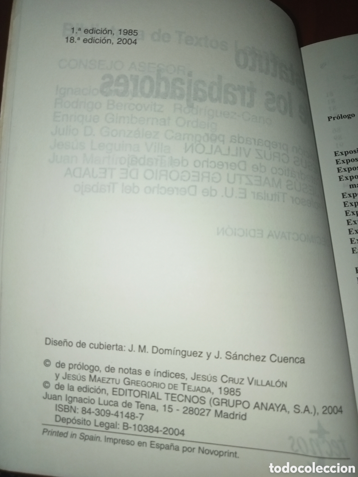 Libros de segunda mano: Estatuto de los trabajadores - Foto 5