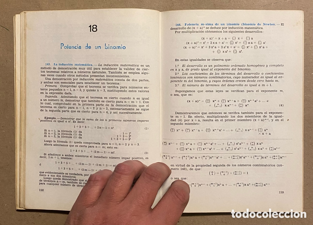 Libros de segunda mano: MATEM&Aacute;TICAS 5&ordm; CURSO. EDICIONES S.M. 1967. - Foto 5