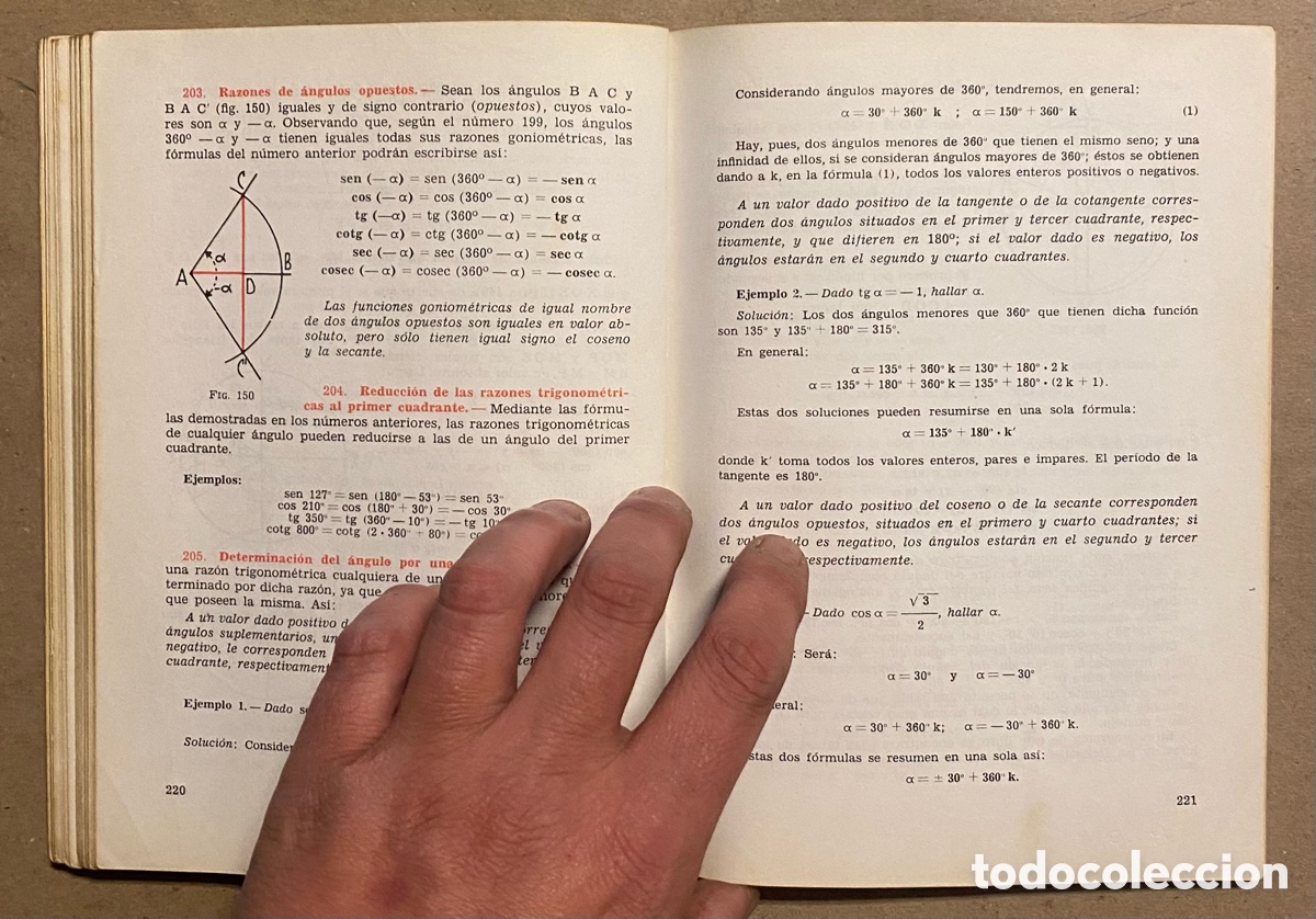 Libros de segunda mano: MATEM&Aacute;TICAS 5&ordm; CURSO. EDICIONES S.M. 1967. - Foto 6