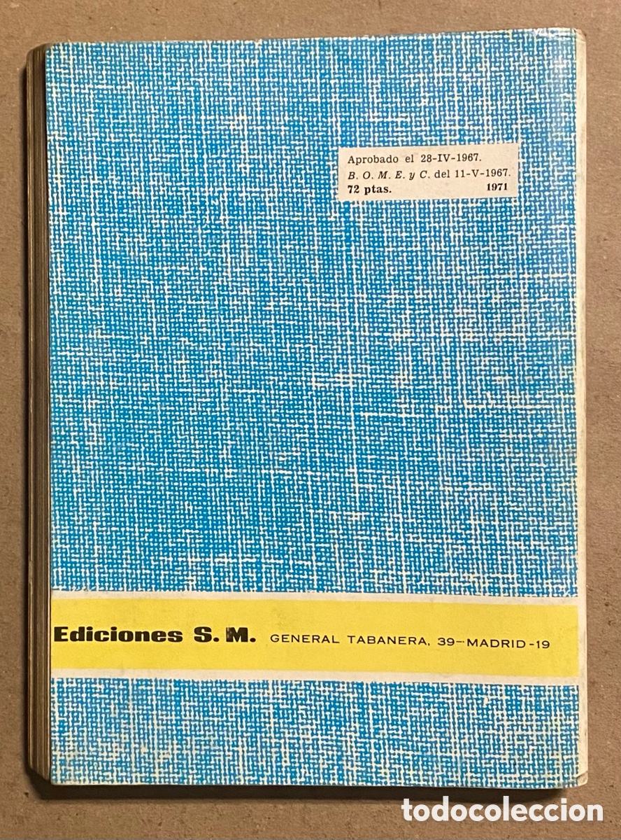 Libros de segunda mano: MATEM&Aacute;TICAS 5&ordm; CURSO. EDICIONES S.M. 1967. - Foto 7
