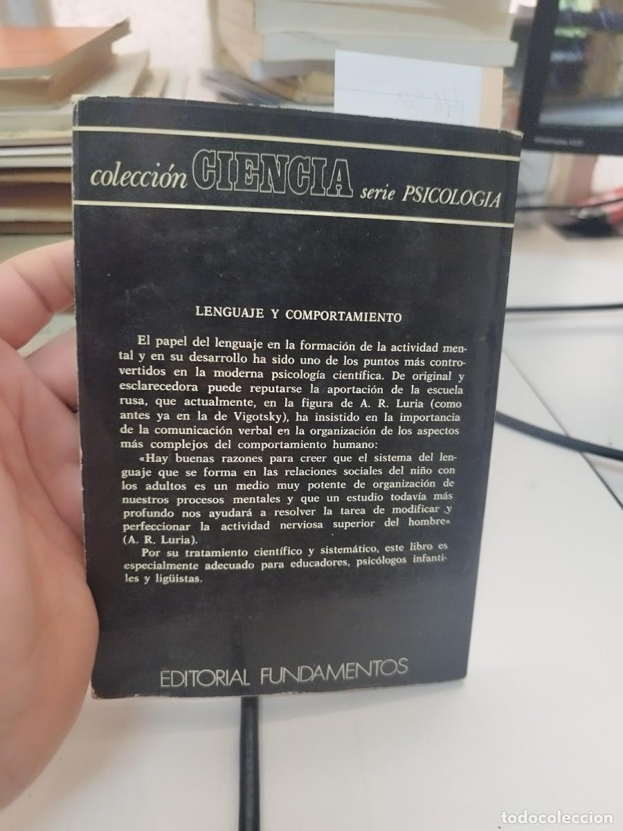 Libros de segunda mano: LENGUAJE Y COMPORTAMIENTO - A.R. LURIA - Foto 4