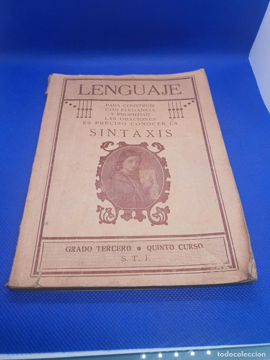 Libros de segunda mano: LENGUAJE - SINTAXIS. Grado Tercero - Quinto curso. - Foto 1