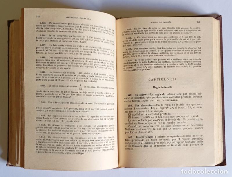 Libros de segunda mano: ARITMETICA RAZONADA - CURSO SUPERIOR - EDICIONES BRU&Ntilde;O. 1957 - Foto 7