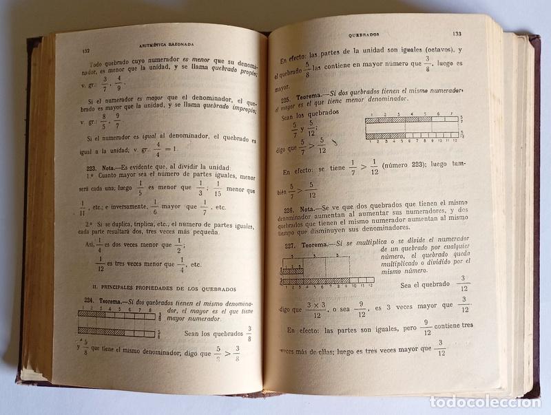 Libros de segunda mano: ARITMETICA RAZONADA - CURSO SUPERIOR - EDICIONES BRU&Ntilde;O. 1957 - Foto 8