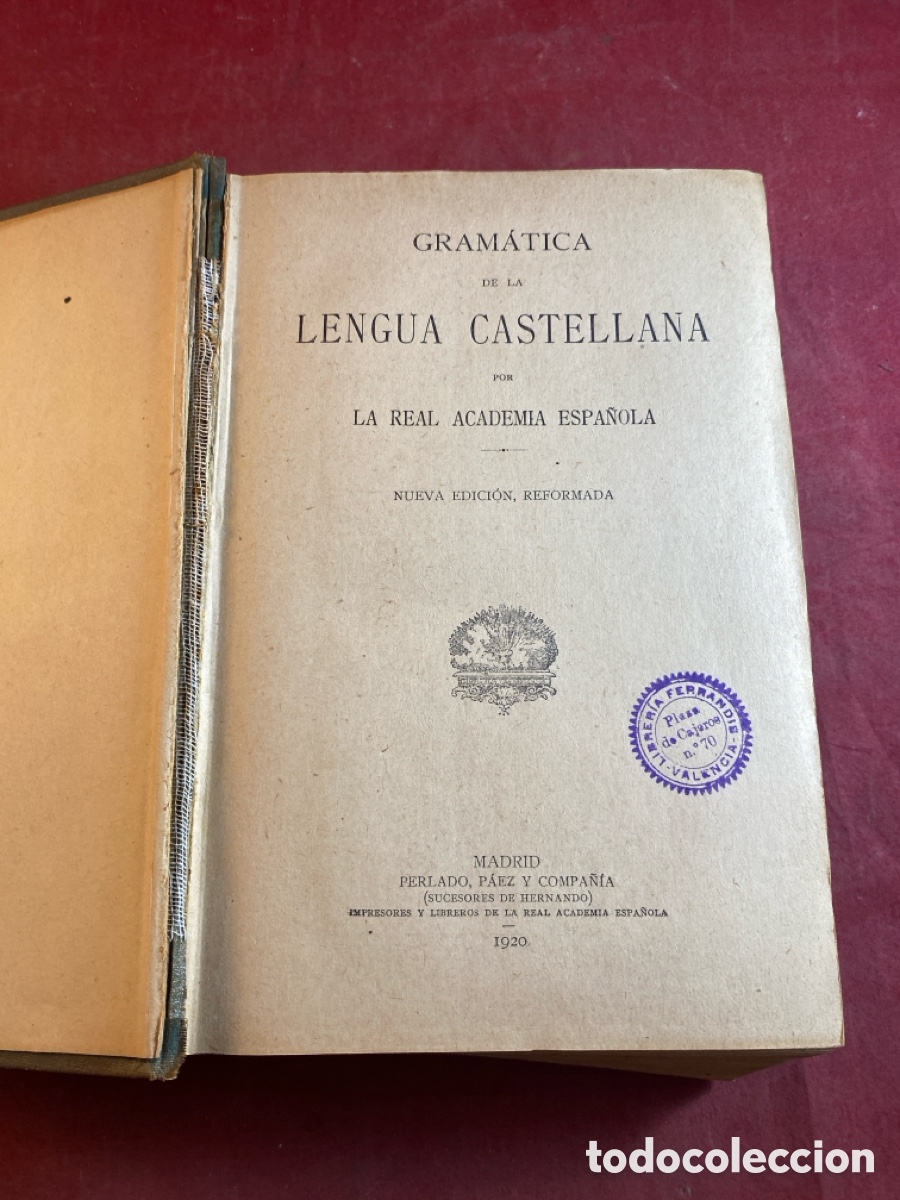 Libros de segunda mano: GRAM&Aacute;TICA DE LA LENGUA CASTELLANA 1920 - Foto 3