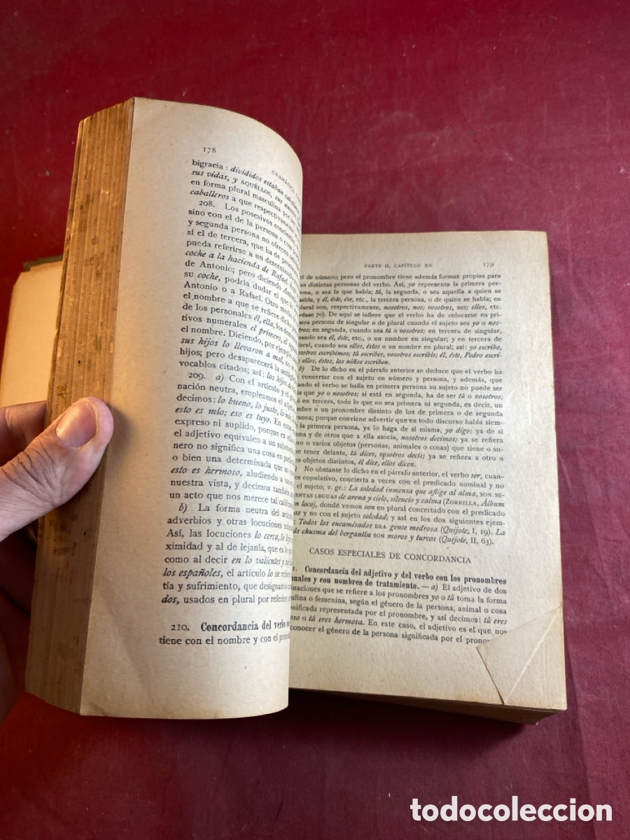 Libros de segunda mano: GRAM&Aacute;TICA DE LA LENGUA CASTELLANA 1920 - Foto 4