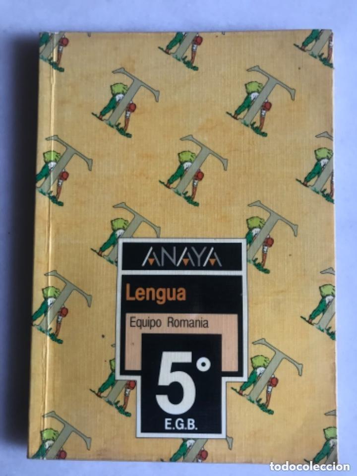 Libros de segunda mano: Libro texto 5 EGB Lengua. Anaya 1984 - Foto 1