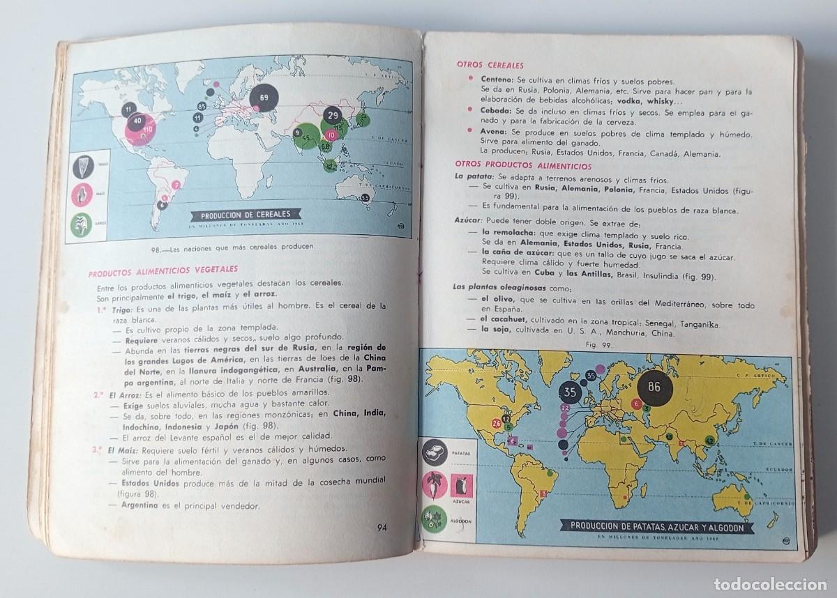 Libros de segunda mano: LIBRO DE TEXTO GEOGRAF&Iacute;A UNIVERSAL, A&Ntilde;O 1967 - Foto 5