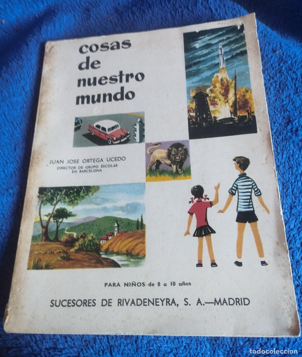Libros de segunda mano: Libro de escuela de 1963 cosas de nuestro mundo - Foto 1