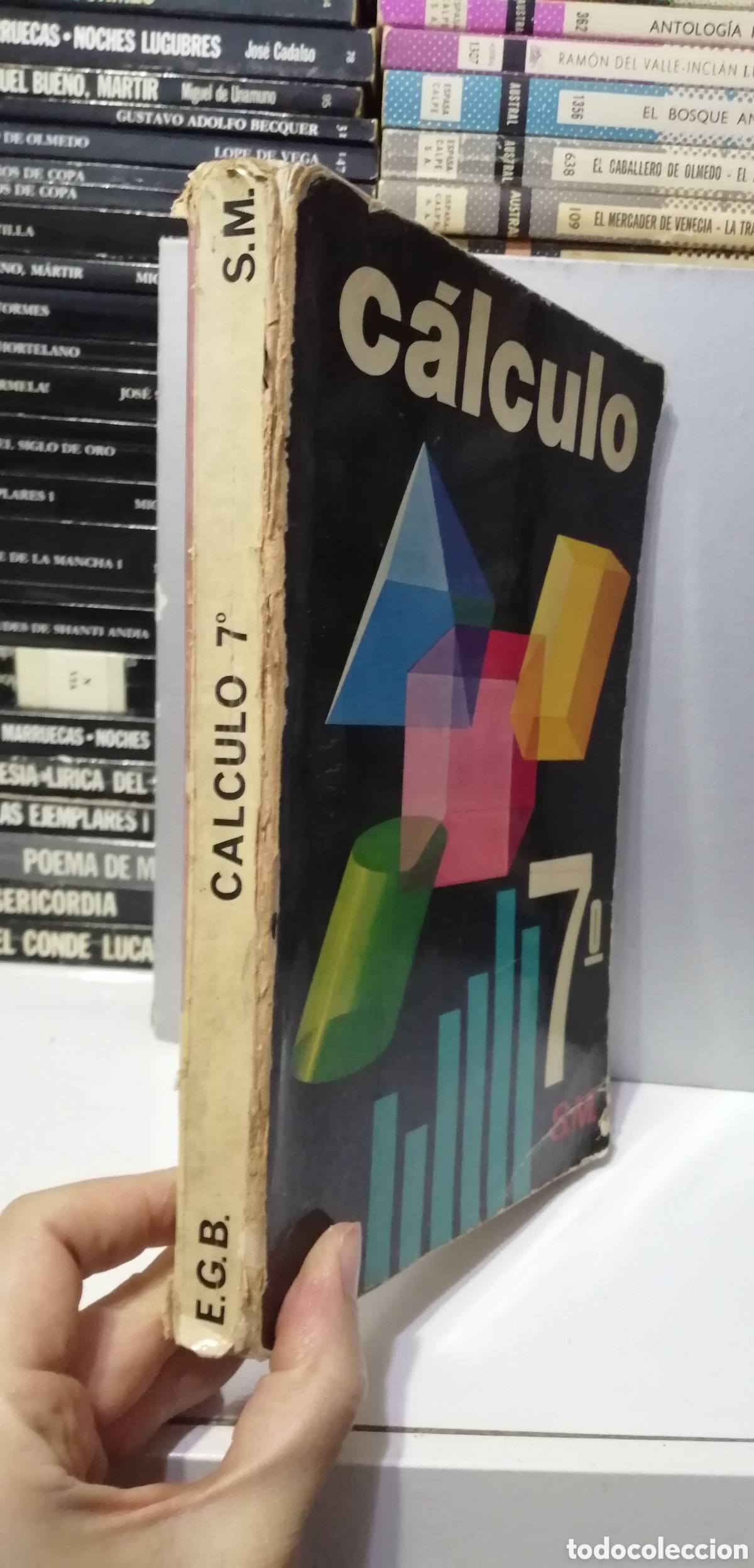 Libros de segunda mano: C&aacute;lculo 7 &deg; EGB Ediciones SM 1973 - Foto 2