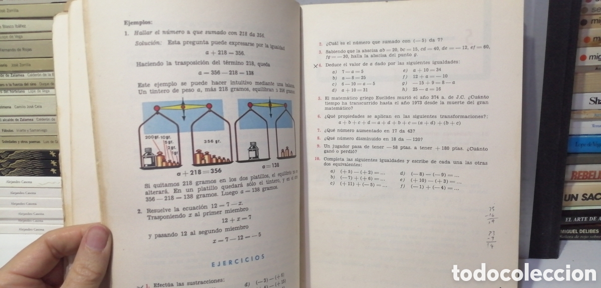 Libros de segunda mano: C&aacute;lculo 7 &deg; EGB Ediciones SM 1973 - Foto 9