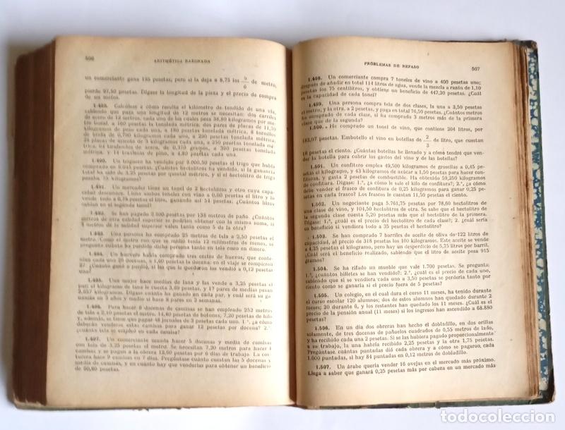 Libros de segunda mano: ARITMETICA RAZONADA - CURSO SUPERIOR - EDICIONES BRU&Ntilde;O. - Foto 6