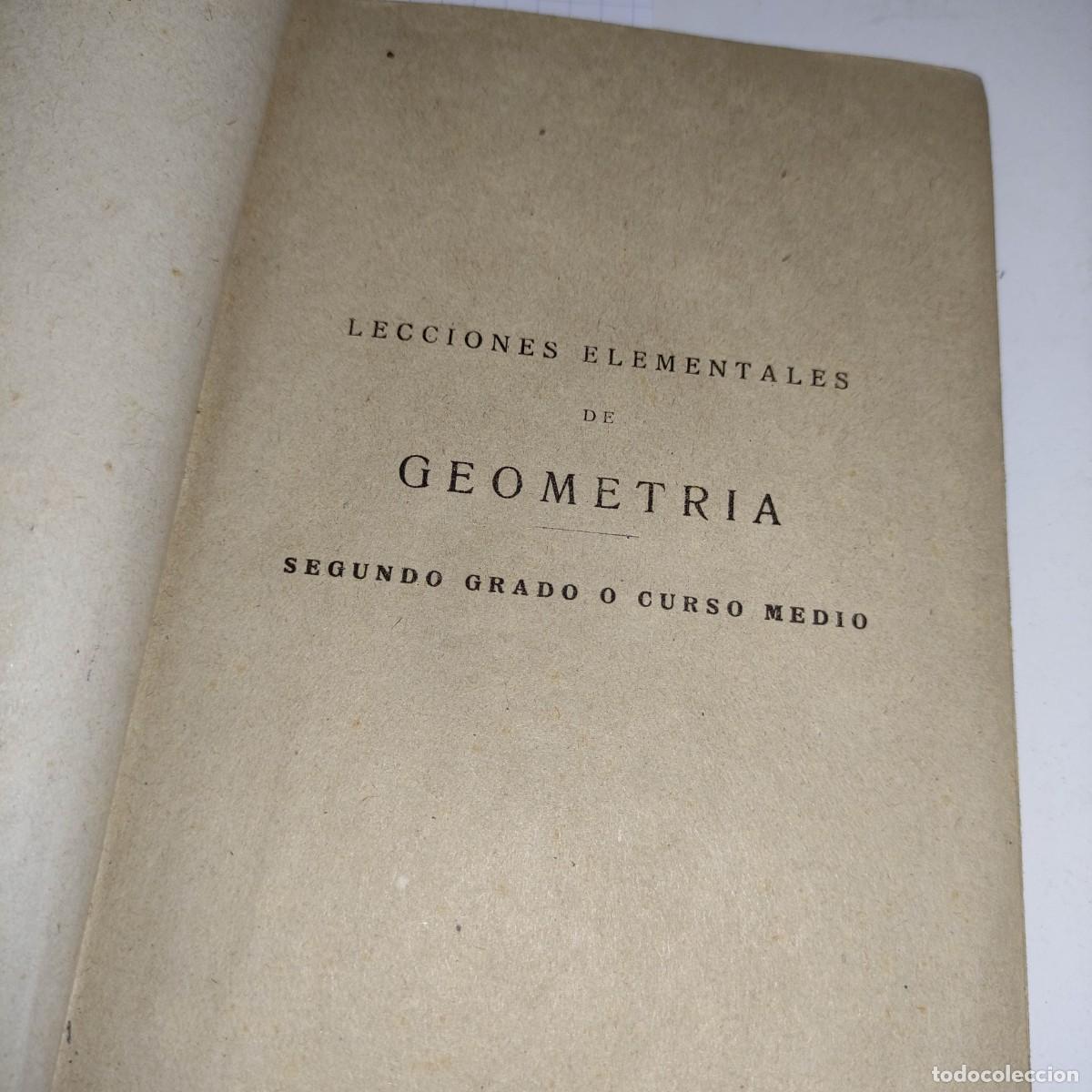Libros de segunda mano: libro escolar muy antiguo GEOMETRIA 2&ordm; GRADO EDICIONES BRU&Ntilde;O. - Foto 3