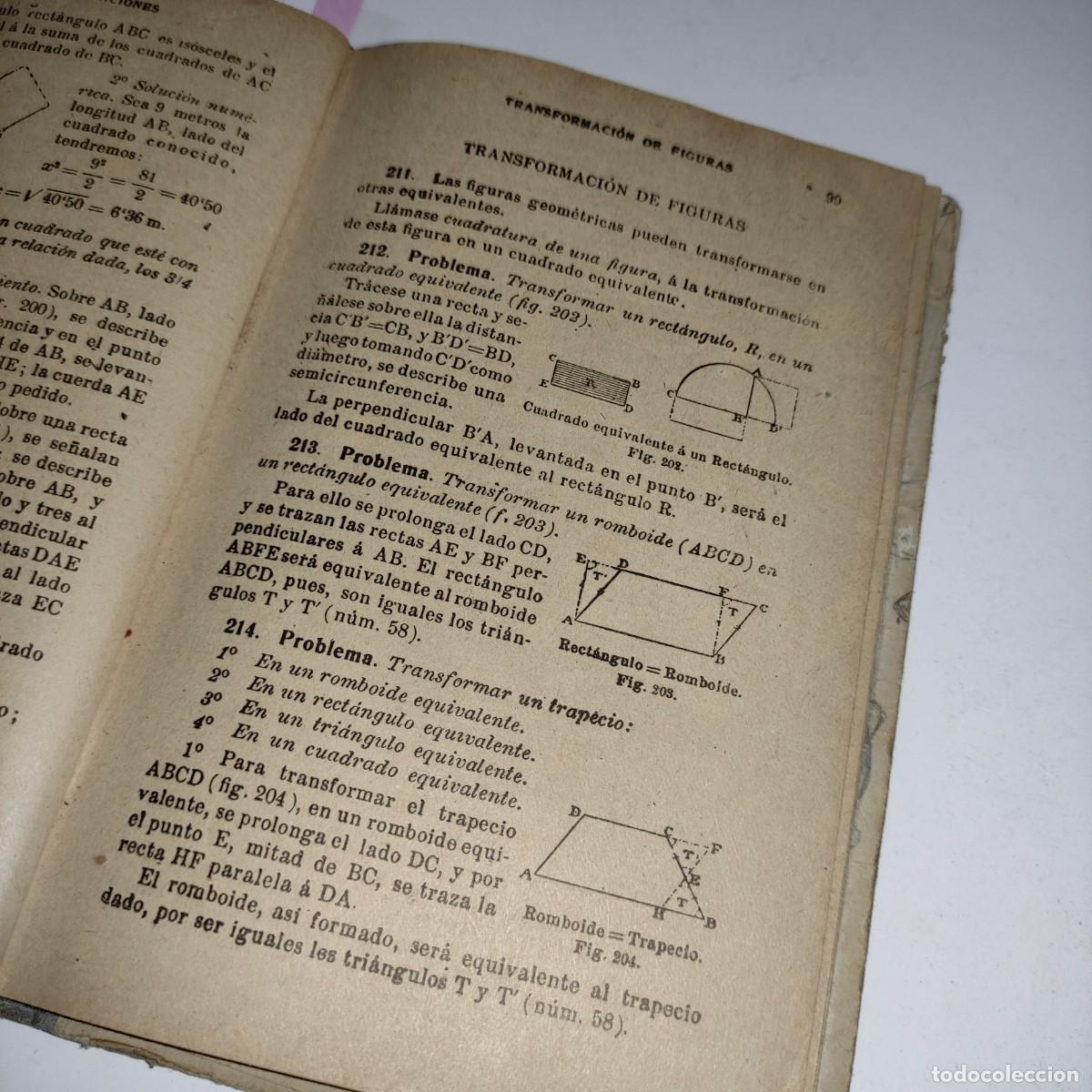 Libros de segunda mano: libro escolar muy antiguo GEOMETRIA 2&ordm; GRADO EDICIONES BRU&Ntilde;O. - Foto 5