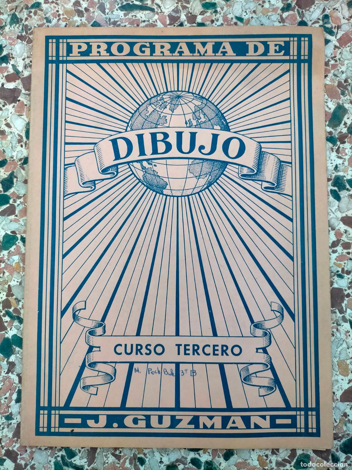 Libros de segunda mano: Programa de dibujo curso tercero J Guzman - Foto 1