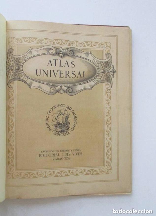 Libros de segunda mano: ATLAS UNIVERSAL - ED. LUIS VIVES - Foto 2