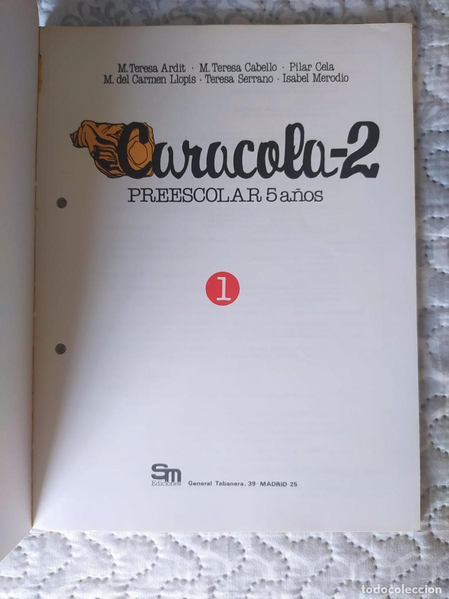 Libros de segunda mano: CARACOLA-2 PREESCOLAR 5 A&Ntilde;OS EDICIONES SM - Foto 4