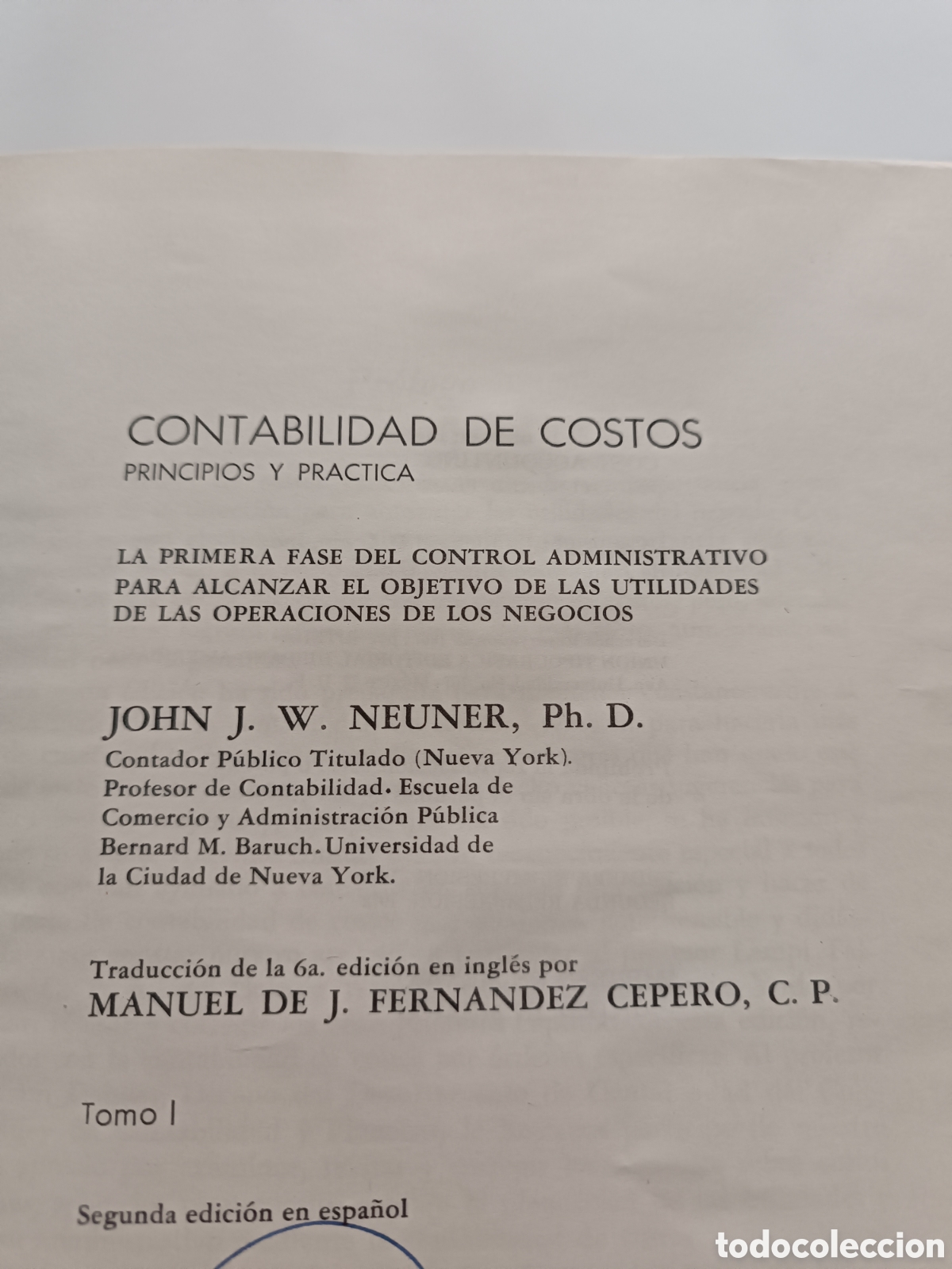 Libros de segunda mano: 2 TOMOS CONTABILIDAD DE COSTOS - Foto 3
