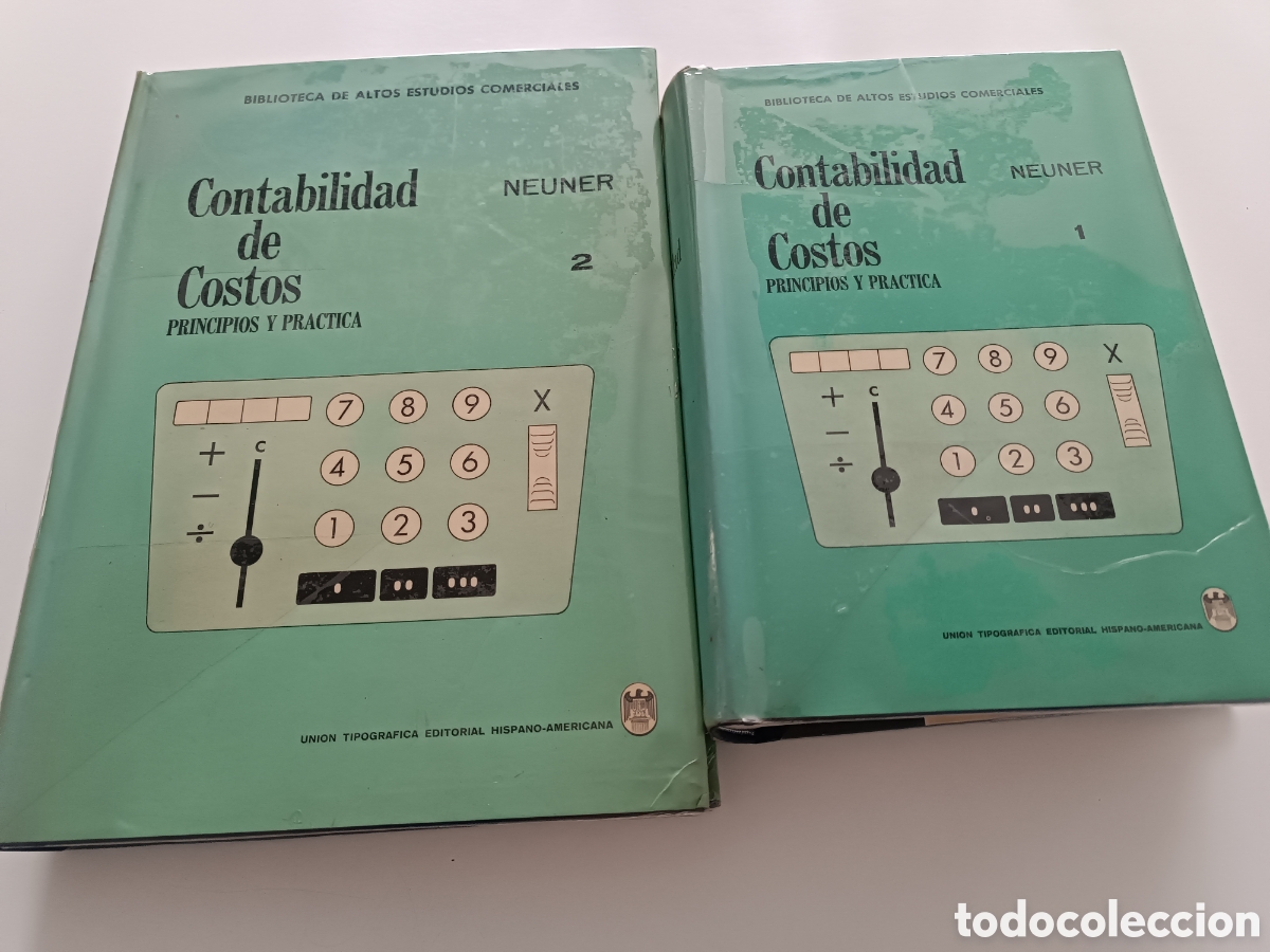 Libros de segunda mano: 2 TOMOS CONTABILIDAD DE COSTOS - Foto 1