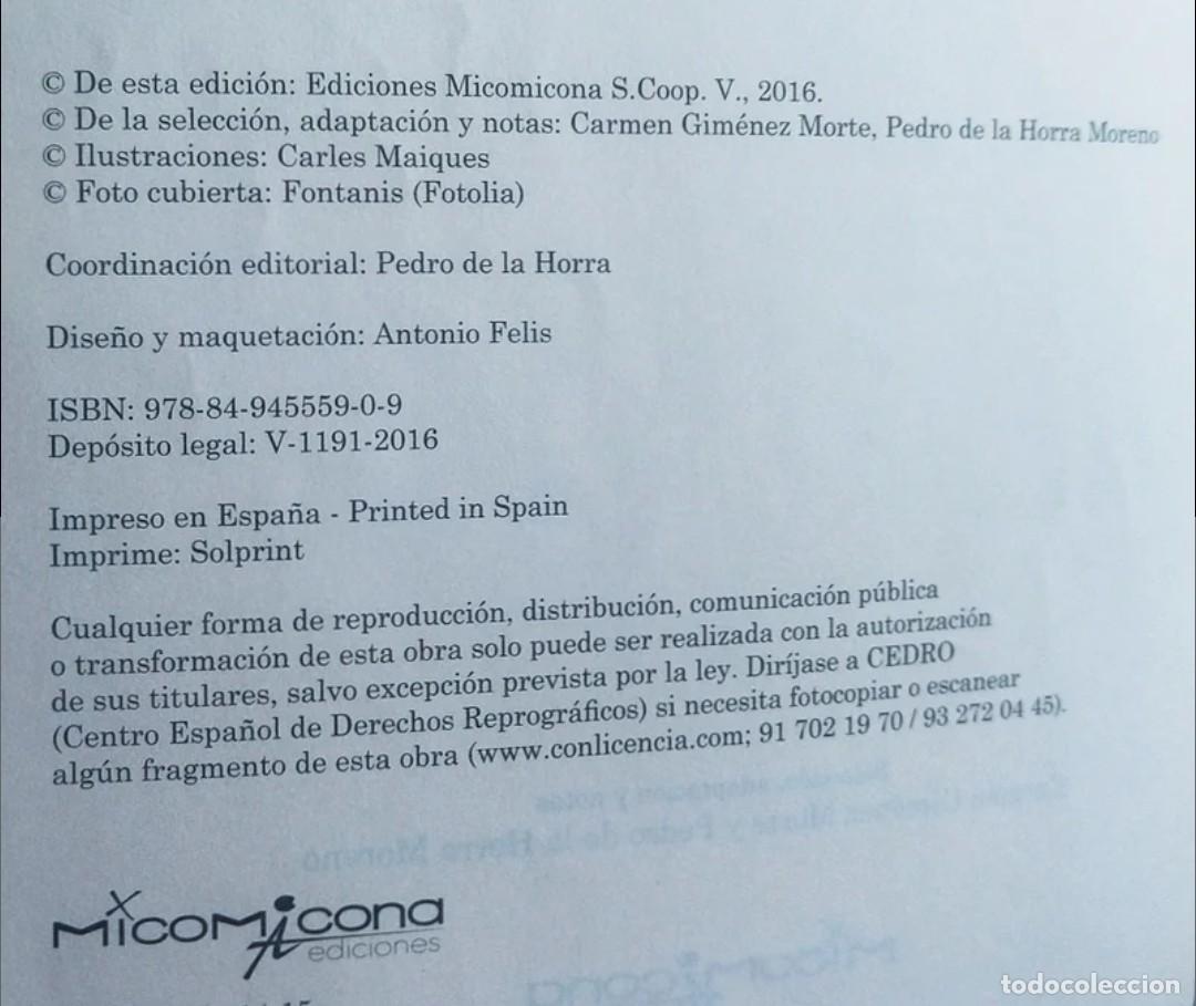 Libros de segunda mano: FABULA. LECTURAS 3&deg;ESO. 2016 MICOMICONA. - Foto 6