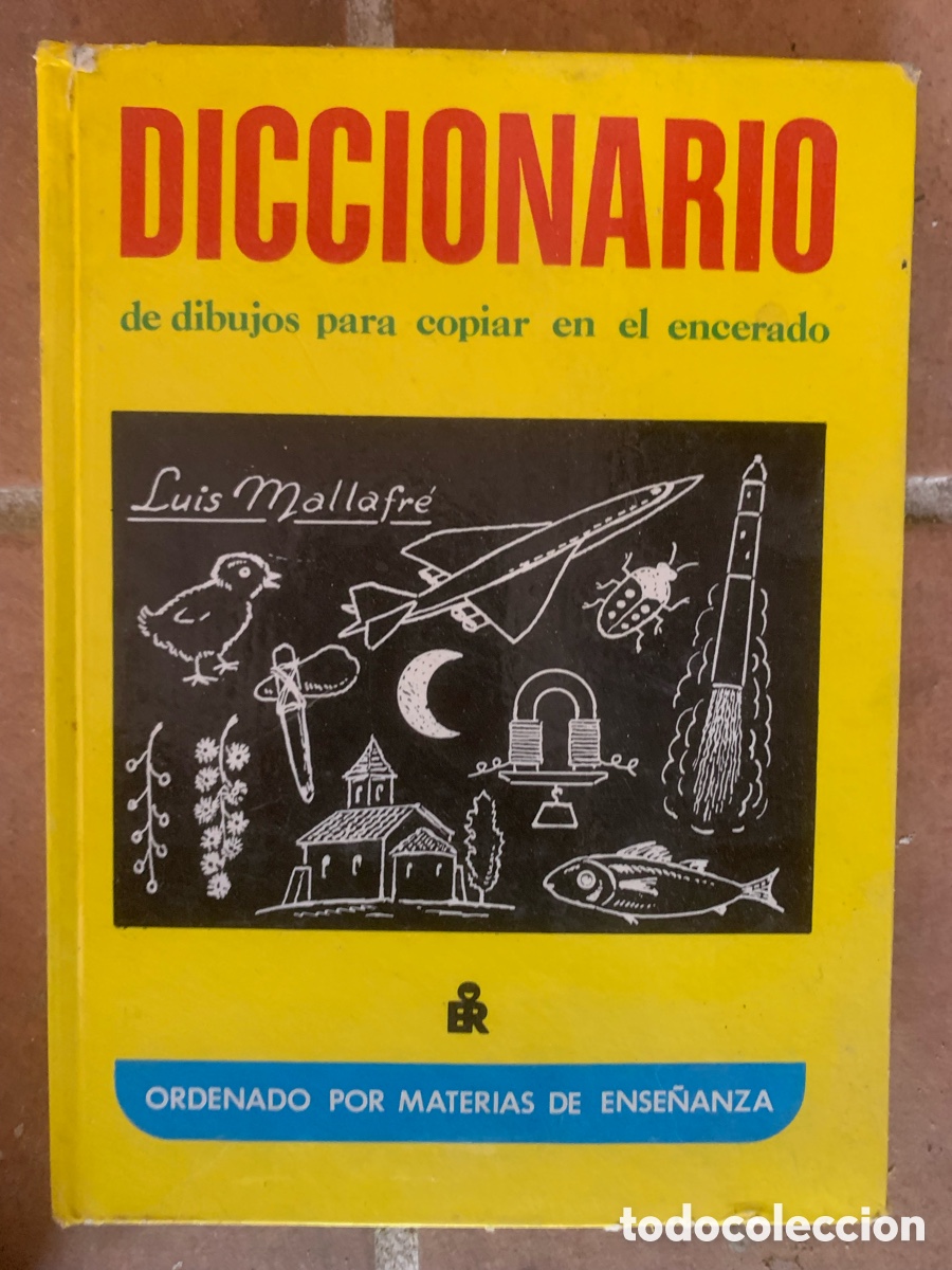 Libros de segunda mano: Libro. Diccionario de dibujos para copiar en el encerado. - Foto 1