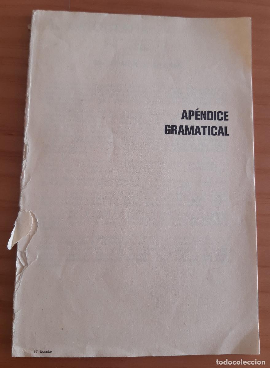 Libros de segunda mano: AP&Eacute;NDICE GRAMATICAL - 80 P&Aacute;GINAS - 19 X 13 CMS. - Foto 1