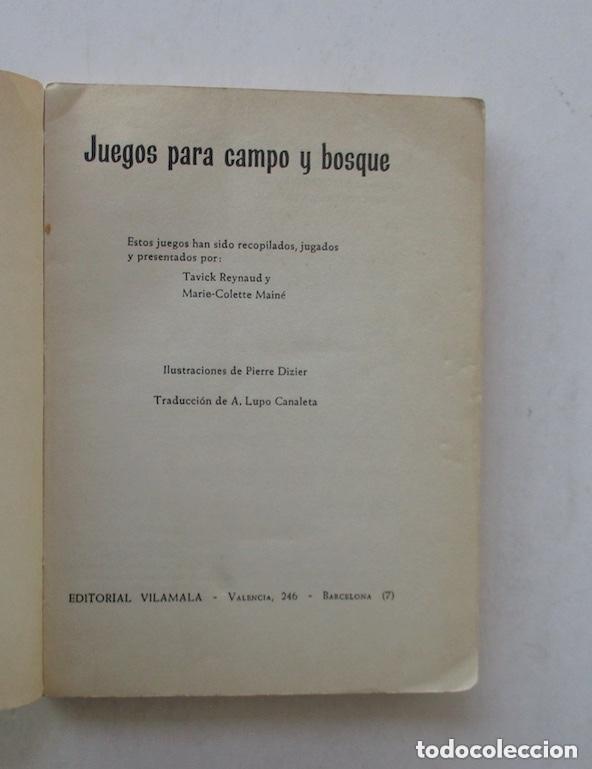Libros de segunda mano: JUEGOS PARA CAMPO Y BOSQUE - Foto 2