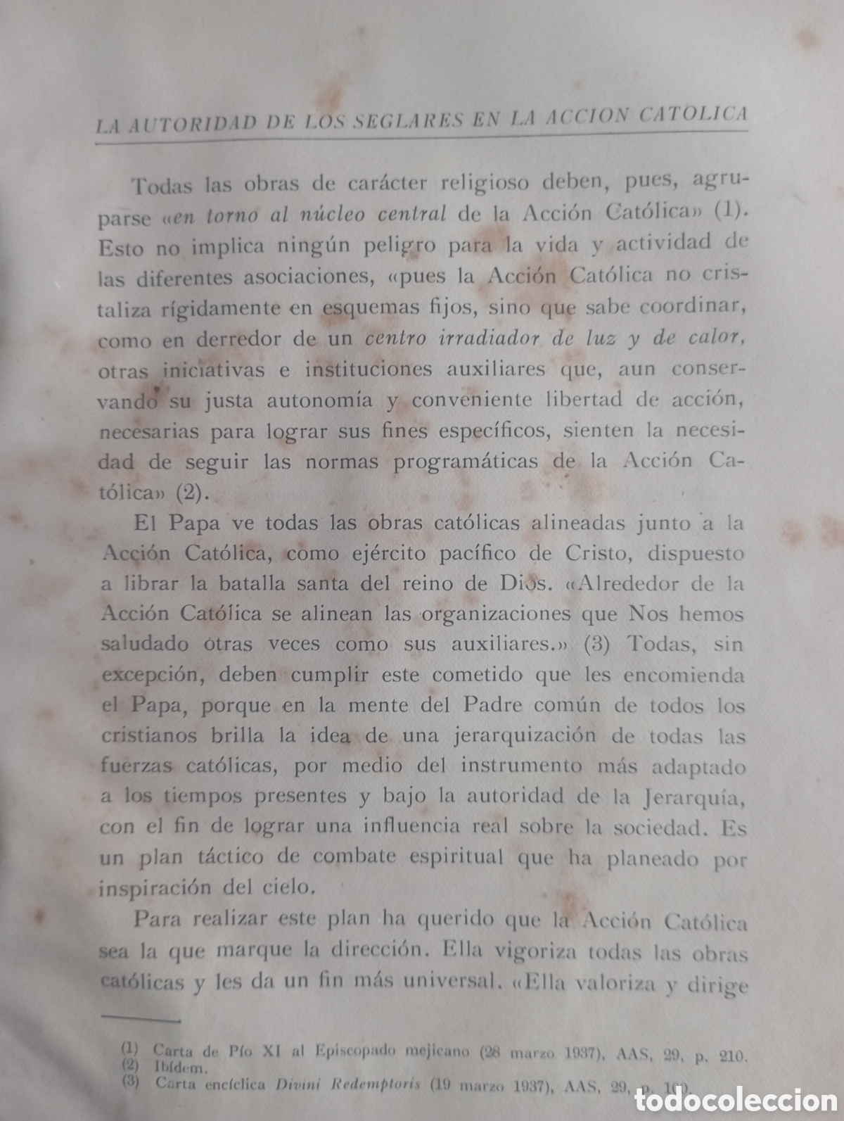 Libros de segunda mano: Jerarqu&iacute;a y Acci&oacute;n Cat&oacute;lica a la luz del derecho - Foto 5